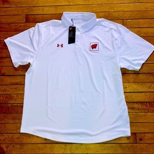 Wisconsin Badgers Under Armour Golf Polo